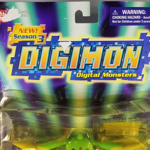 Bandai Digimon Gargomon to Rapidmon Digivolving Action Figure 2001 Sealed Vntg - Picture 5 of 16